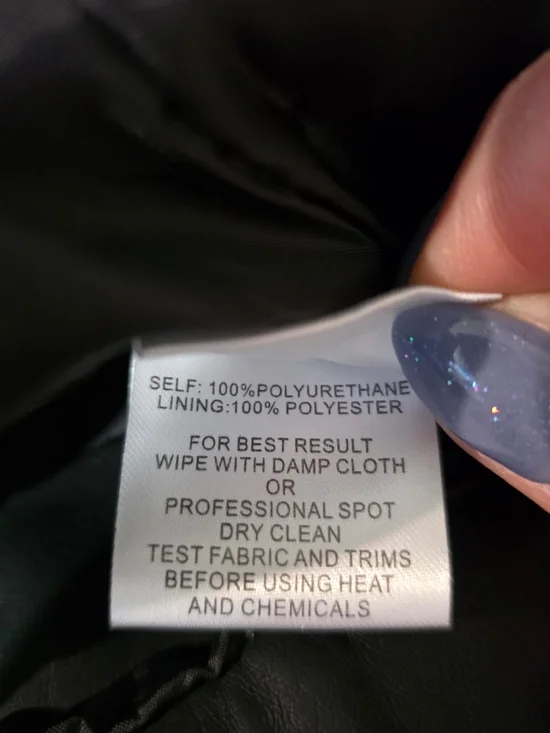 Hannah Banana Black Faux Leather Kids Moto Jacket with Colorful Pop Graphics - Picture 3 of 4